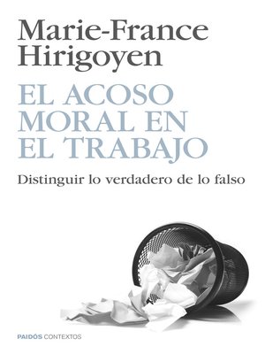 cover image of El acoso moral en el trabajo